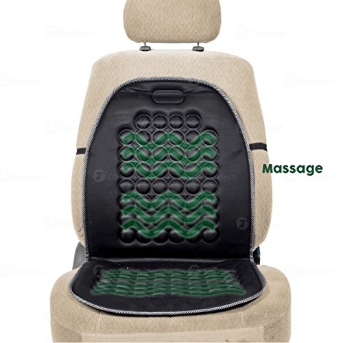 Black Bubble Magnetic Massaging Seat Cushion