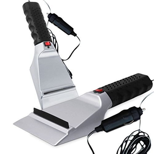 12V Electric Heated Snow and Ice Scraper- Set of 2
