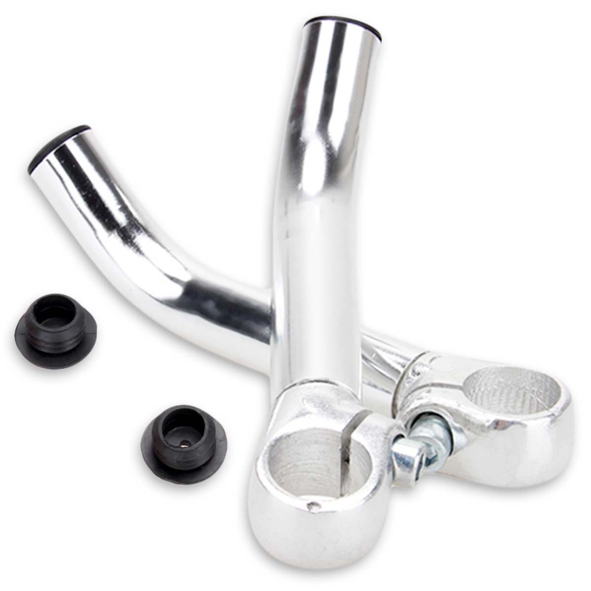 Zone Tech Bicycle Handlebar Ends - Premium Quality Ultra-Light Bike Lock-On Alloy Handlebar Grips