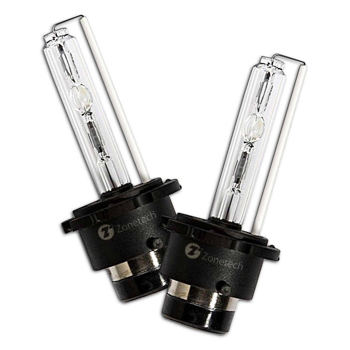 Zone Tech One Pair D2s 8K Xenon HID Bulbs – Premium Quality D2s 35W 6000K Xenon HID Diamond White Bulbs