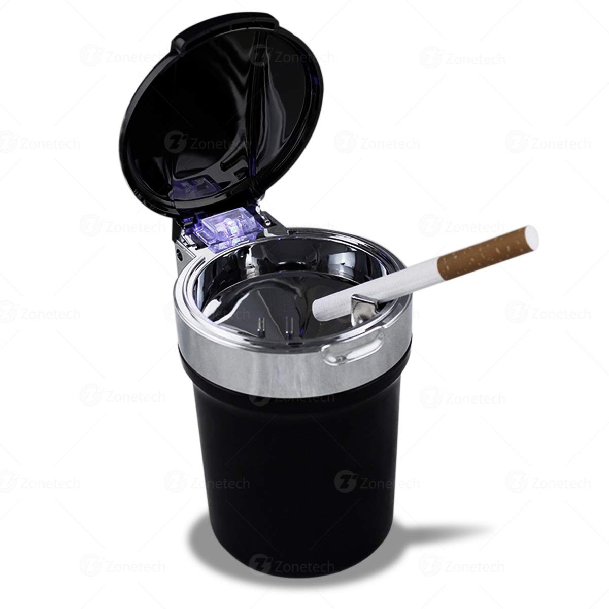 Smokeless Ash Tray with Blue LED Light Indicator