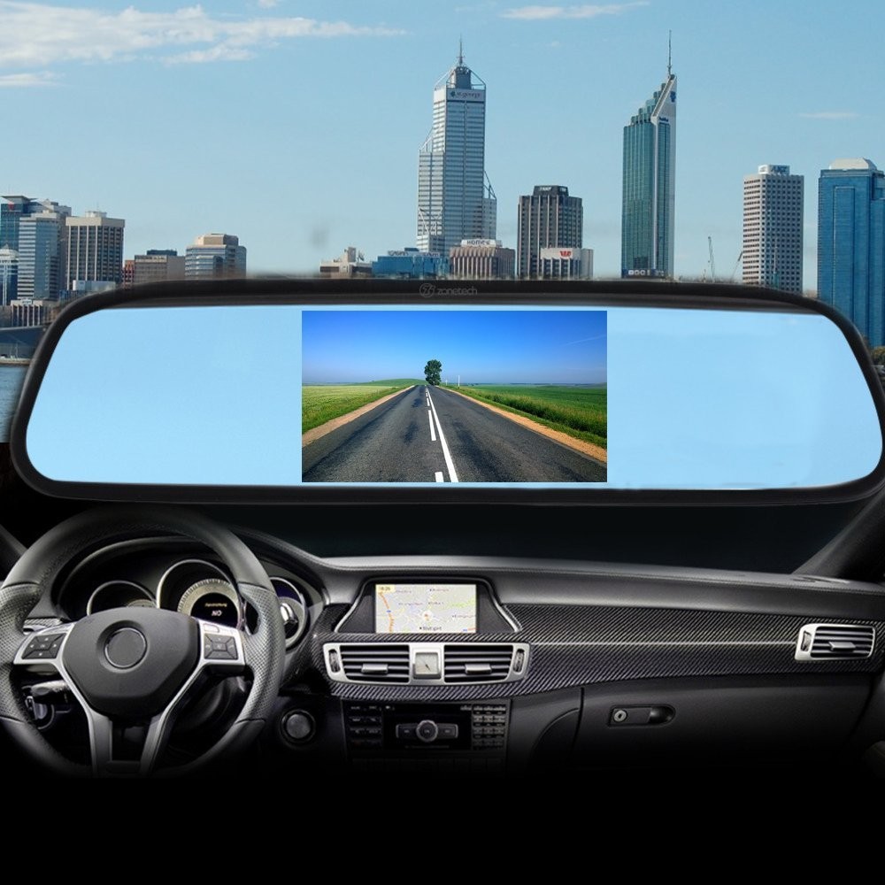 TFT LCD Screen Rear View DVD AV Mirror