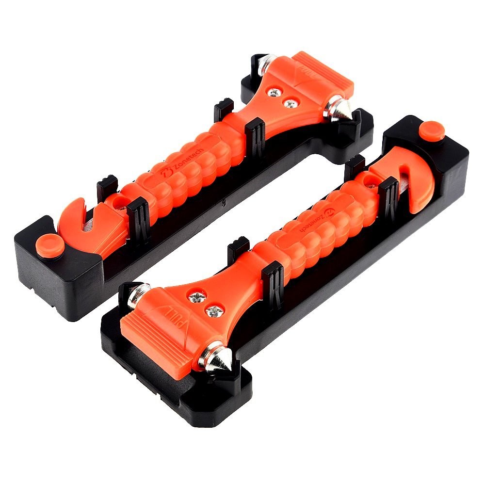 Emergency Life Hammer+ Seat Belt Cutter Tool- Set of 2
