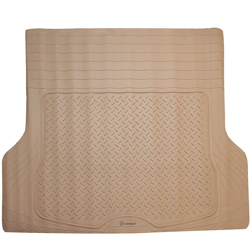 Beige All Weather Full Rubber Trimable Cargo Floor Mat