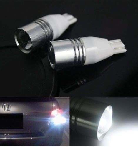 Zone Tech 2x Car T15 High Power Cree LED Projector Bulbs Reverse LED Light White