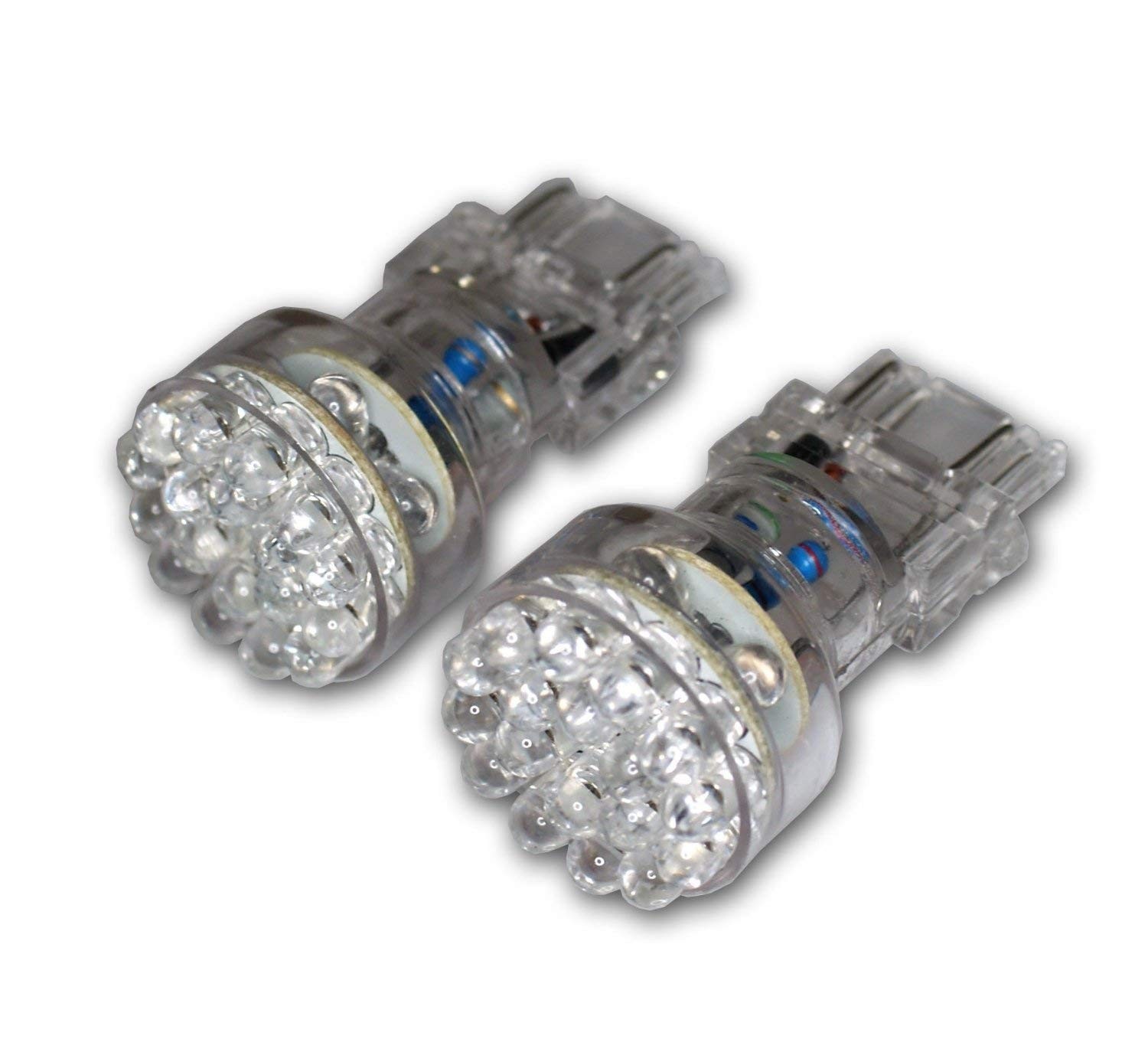 Zone Tech 2x T10 24 Smd Parking Turn Signal Tail Stop Light LED Bulb DRL White
