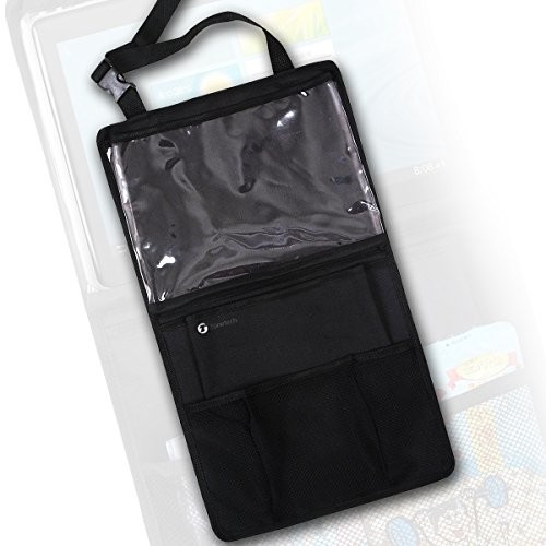 Black Backseat Ipad Holder Organizer