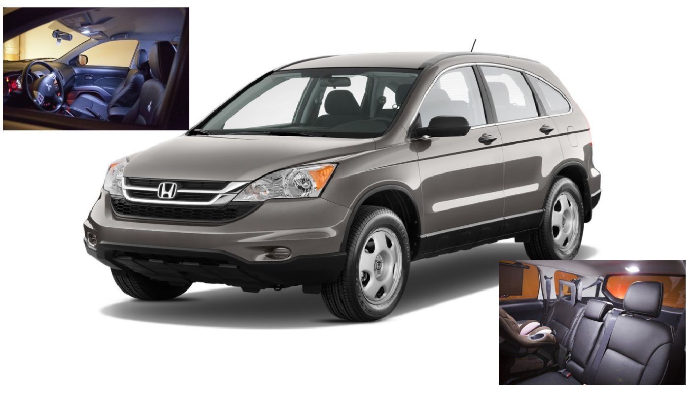 Honda CR-V White Interior LED Package 2007-2011 (4 Pieces)