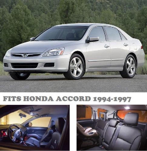 Honda Accord White Interior LED Package 1994-1997 (6 Pieces)