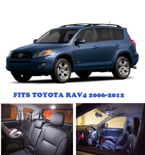 Toyota Rav4 2006-2012 White Interior LED Package (6 Pieces)