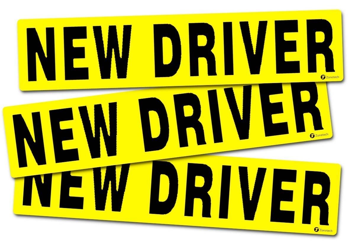 New Driver Magnet- Set of 3