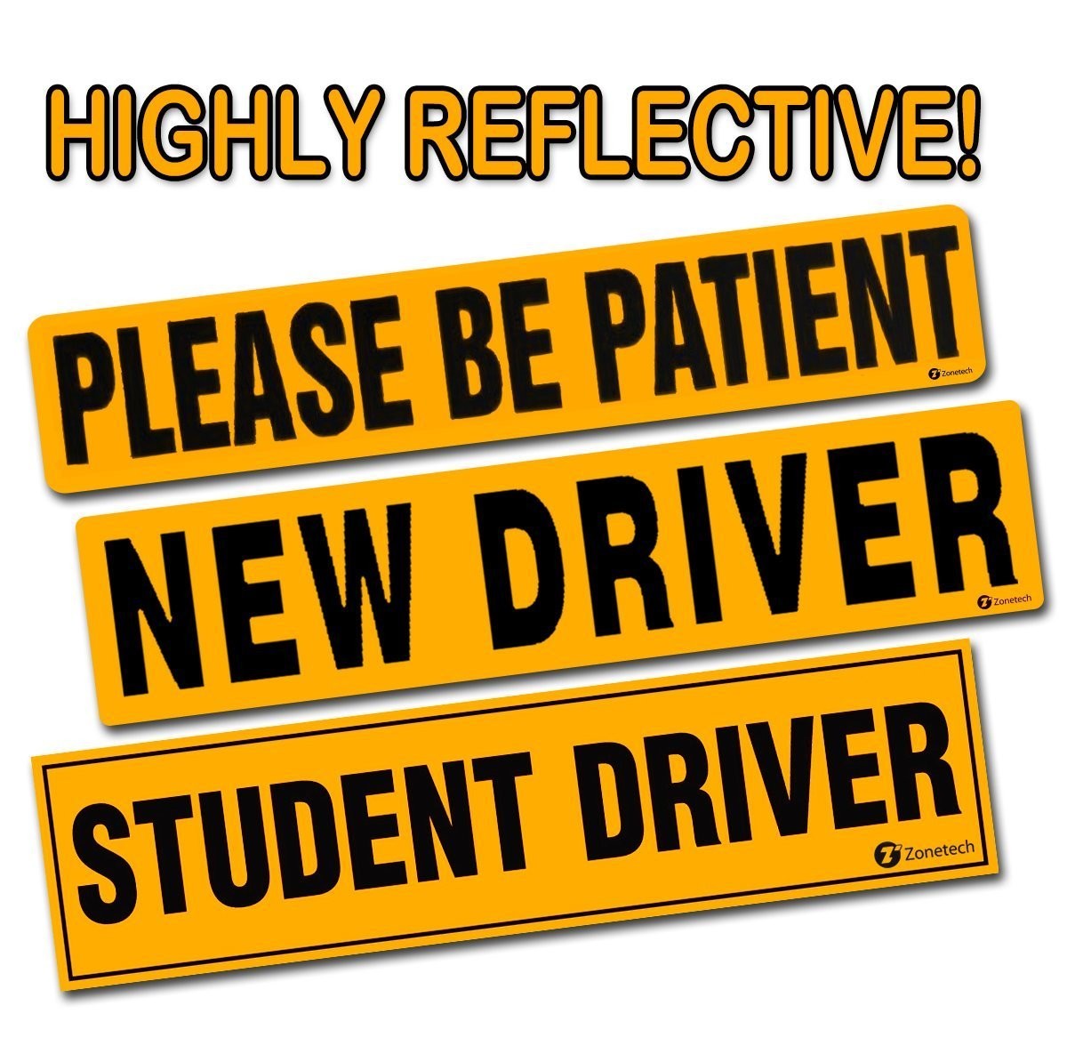 Please Be Patient Magnet+ Student Driver Magnet+ New Driver Magnet