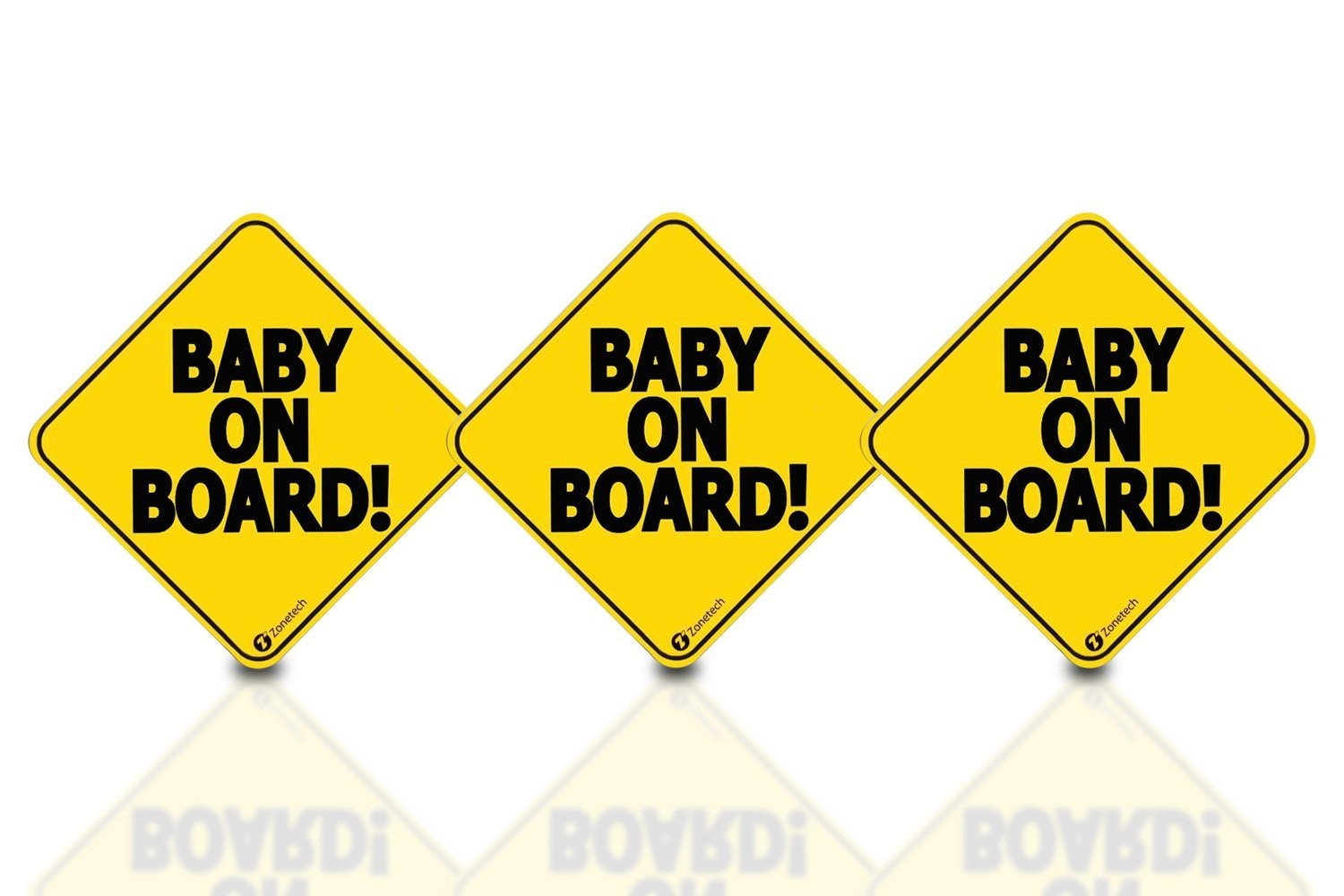 Baby on Board Magnet- Set of 3