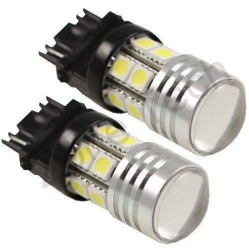 Zone Tech 2pcs 3156 7W Cree with Projector with 12-SMD 12V LED Replacement Light
