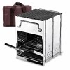 Zone Tech Food Heating Small Outdoor Stove - Premium Quality Portable Lightweight Folding Stainless Steel Camping Stove Grill
