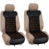 Zone Tech 2-Pack Car Heated Seat Cover Cushion with Temperature Control- Premium Quality Classic Black 12V Heated Comfortable Seat Cushion Perfect for Cold Weather and Winter Driving