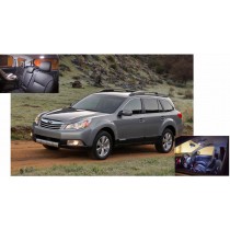 White LED Lights Interior Package for Subaru Outback 2010-2011 (6 Pieces)