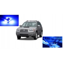 Blue LED Lights Interior Package for Subaru Forester 1998-2012 (6 Pieces)