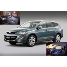 White LED Lights Interior Package Deal Mazda CX-9 2007-2011 (7 Pieces)