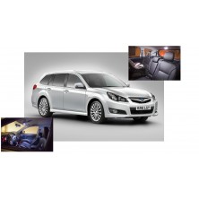 White LED Lights Interior Package for Subaru Legacy 2010-2014 (6 Pieces)