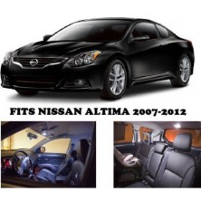 Nissan Altima 2007-2012 White Interior LED Package (7 Pieces)