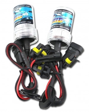 Set of 2 HID 6000K H9 Xenon Replacement Headlight Light Bulbs Zone Tech Brand 