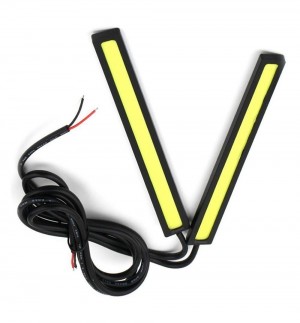 Zone Tech Waterproof 6W 6000K White COB LED Daytime Running Fog Driving Lights