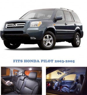 Honda PILOT 2003-2005 WHITE Interior LED Package (10 Pieces)