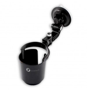 Black Recessed Adjustable Cup Holder