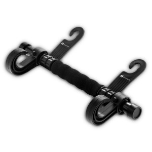 Zone Tech Black Multifunction Car Rod Clothes Back Seat Headrest Hook Hanger
