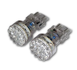 Zone Tech 2x T10 24 Smd Parking Turn Signal Tail Stop Light LED Bulb DRL White