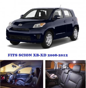 Scion xB xD 2008-2014 WHITE Interior LED Package (6 Pieces)