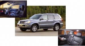 Lexus GX470 WHITE Interior LED Package 2003-2009 (15 Pieces)