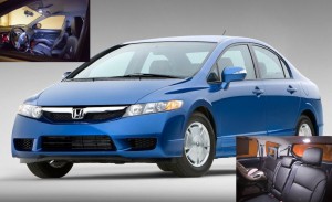Honda CIVIC White Interior LED Package 2006-2012 (4 Pieces)