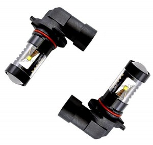 Zone Tech Pair White 30W H11 6000K Super Bright LED Fog Lights Replacement Bulbs