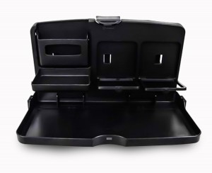 Black Back Seat Food and Drink Travel Tray