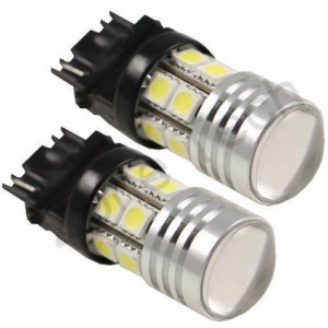 Zone Tech 2pcs 3156 7W Cree with Projector with 12-SMD 12V LED Replacement Light