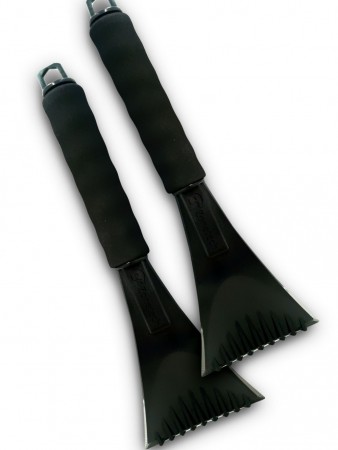 Scratch Free Chisel Blade Snow and Ice Scraper- Set of 2