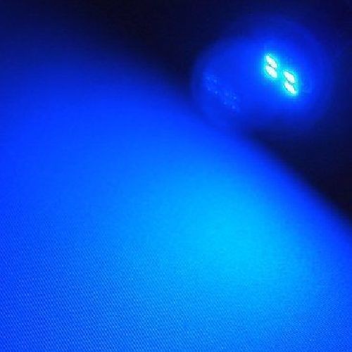 Zone Tech LB0028-8 8X T10 194 168 501 4 SMD 3528 LED Car Light Bulbs Blue 